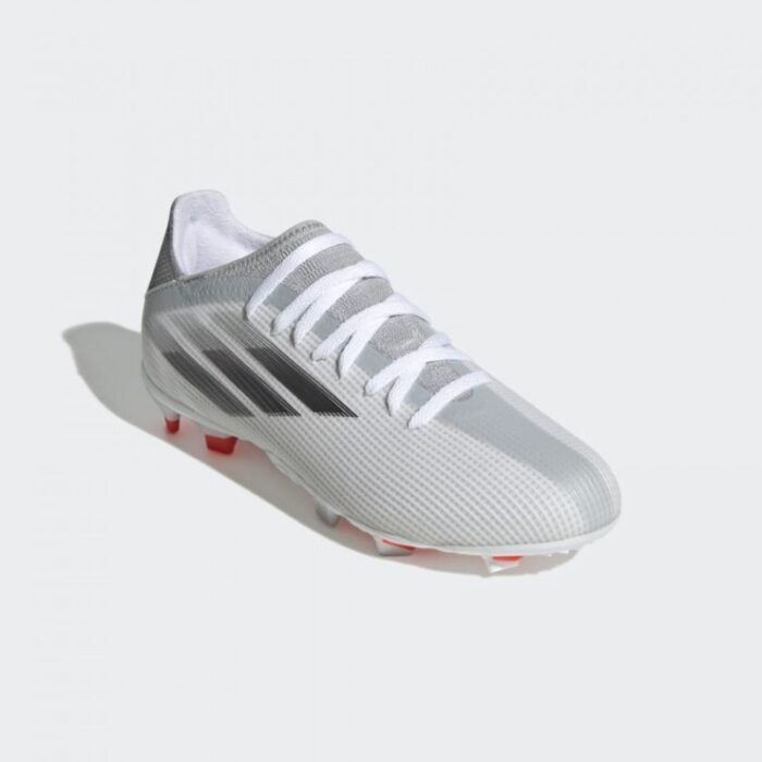 ⁦adidas X Speedflow.3 Firm Ground Boots - White⁩ - الصورة ⁦4⁩