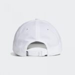 ⁦adidas Unisex Lightweight Embroidered Baseball Cap- طاقية اديداس لايت وييت للجنسين لون أبيض⁩ - الصورة ⁦2⁩
