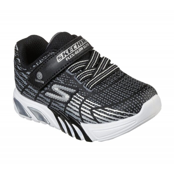 10309586_67db1875e6455 Skechers Kids' S Lights: Flex-Glow Elite Shoes - حذاء سكيتشرز فليكس جلو ايليت للأطفال لون أسود - الصورة 1