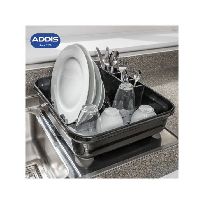 10309676_67db18bb1fd25 كفاية صحون بلاستيكية لون أسود ADDIS - الصورة 1