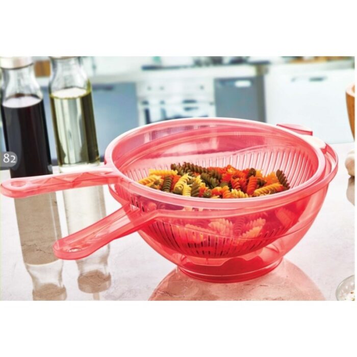 ⁦مصفاة بيد مع جاط بلاستيك تركي⁩ - الصورة ⁦2⁩