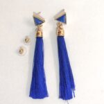 حلق طويل لون بنفسجي