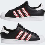 adidas Unisex Superstar Shoes - حذاء اديداس سوبر ستار للجنسين لون أسود