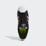 ⁦adidas Unisex Superstar Shoes - حذاء اديداس سوبر ستار للجنسين لون أسود⁩ - الصورة ⁦4⁩