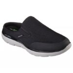 ⁦Skechers Men's Summits - Vindicator Shoes - حذاء سكيتشرز سميتس - فينديكاتور للرجال لون أسود ونعل ابيض⁩ - الصورة ⁦5⁩