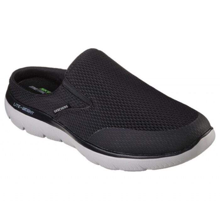 ⁦Skechers Men's Summits - Vindicator Shoes - حذاء سكيتشرز سميتس - فينديكاتور للرجال لون أسود ونعل ابيض⁩ - الصورة ⁦5⁩