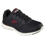 Skechers Men's Flex Advantage 4.0 Shoes  - حذاء سكيتشرز فليكس ادفانتج 4.0 للرجال لون أسود وأبيض