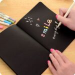 ⁦دفتر ملاحظات أسود 96 ورقة حجم A5⁩ - الصورة ⁦3⁩