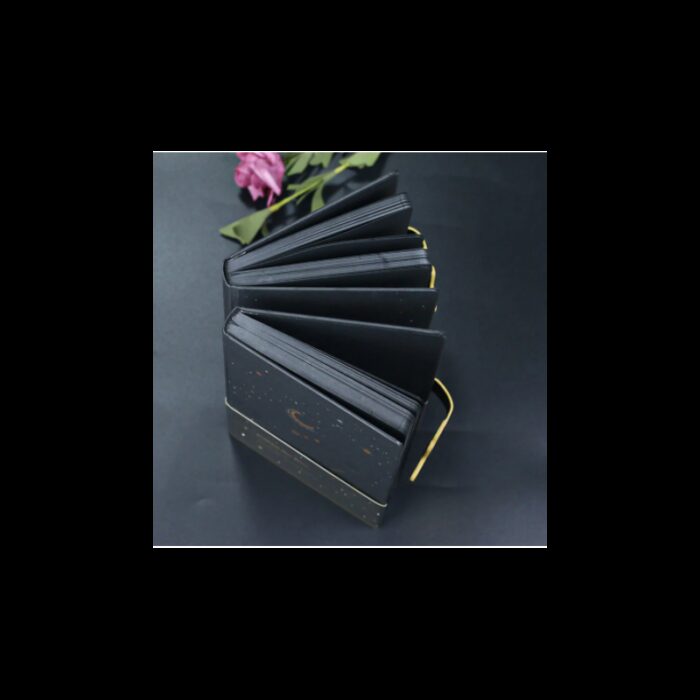 ⁦دفتر ملاحظات أسود 96 ورقة حجم A5⁩ - الصورة ⁦4⁩