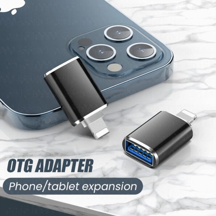 ⁦تحويلة ايفون الى فلاش كيبورد OTG iPhone USB⁩ - الصورة ⁦3⁩
