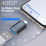 ⁦تحويلة ايفون الى فلاش كيبورد OTG iPhone USB⁩ - الصورة ⁦8⁩
