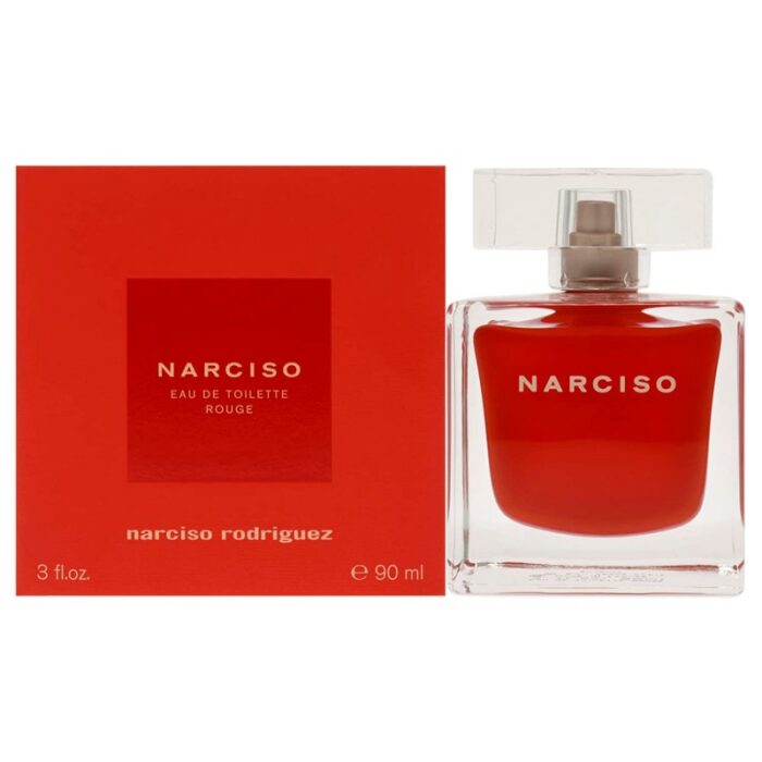 ⁦NARCISO RODRIGUEZ ROUGE 90 ML EDT FOR WOMEN⁩ - الصورة ⁦3⁩