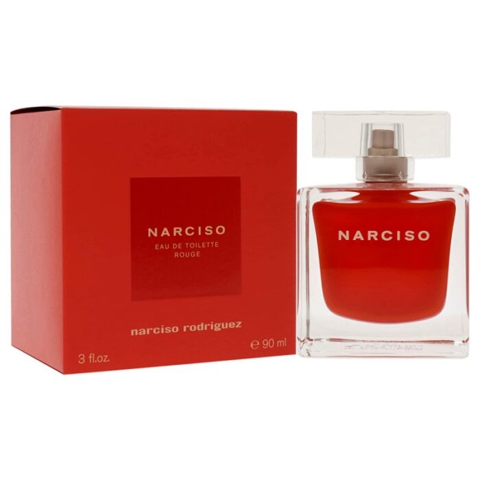 ⁦NARCISO RODRIGUEZ ROUGE 90 ML EDT FOR WOMEN⁩ - الصورة ⁦4⁩