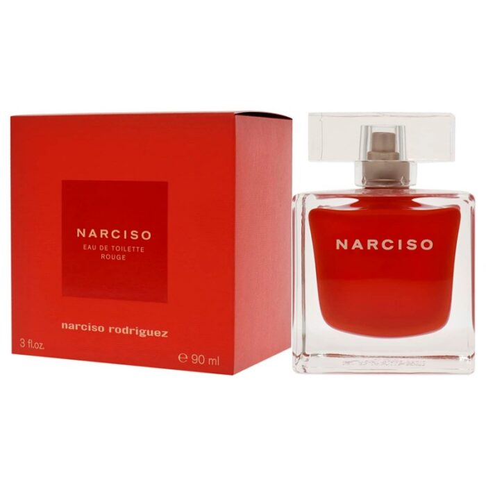 ⁦NARCISO RODRIGUEZ ROUGE 90 ML EDT FOR WOMEN⁩ - الصورة ⁦5⁩