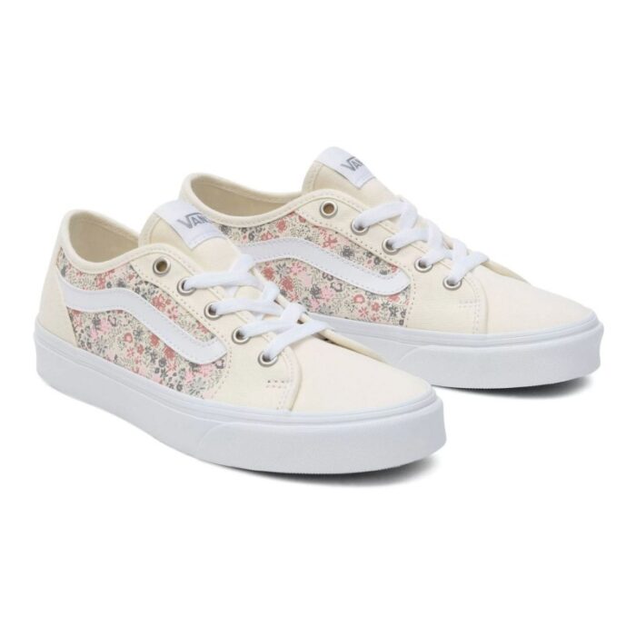 10310721_67db54aaa63b8 Vans Women's Filmore Decon Shoes - حذاء فانز فيلمور ديكون للنساء لون أبيض مع طبعات زهور - الصورة 1