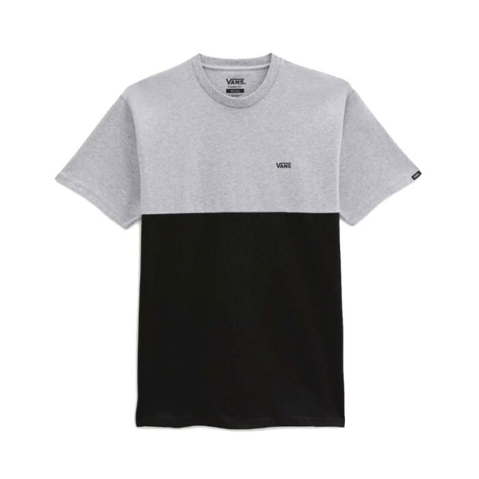 ⁦Vans Men's Colorblock T-Shirt  - تيشيرت فانز كلر بلوك للرجال لون أسود وسكني⁩ - الصورة ⁦4⁩