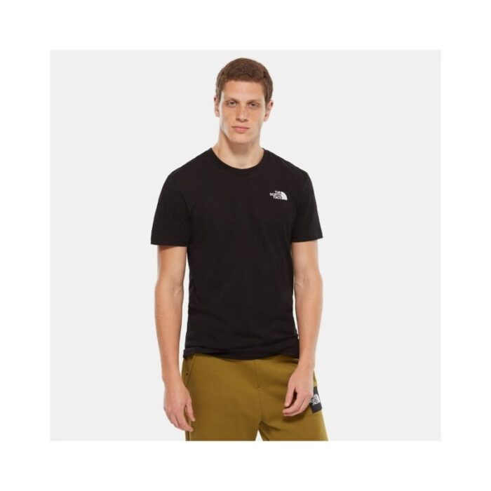 ⁦The North Face Men's Simple Dome T-Shirt - تيشيرت ذا نورث فيس سيمبل دوم للرجال لون أسود⁩ - الصورة ⁦3⁩