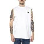 ⁦The North Face Men's Simple Dome Tank - بلوزة حفر ذا نورث فيس سيمبل دوم تانك للرجال لون أبيض⁩ - الصورة ⁦2⁩