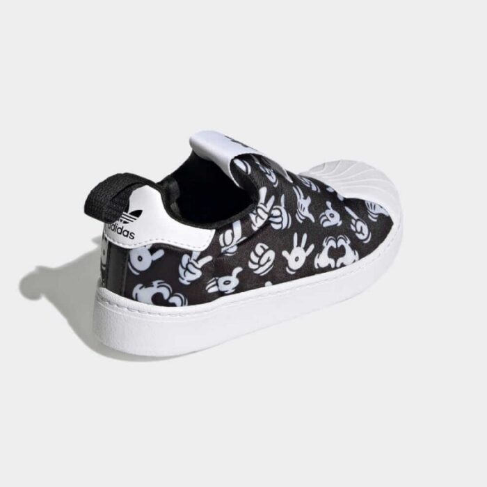 ⁦حذاء الأطفال سوبر ستار 360 من أديداس لون أسود للجنسين ADIDAS SUPERSTAR 360 SHOES⁩ - الصورة ⁦7⁩