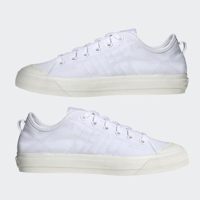 ⁦adidas Nizza RF Shoes - White- حذاء اديداس نيزا ار اف للجنسين لون أبيض⁩ - الصورة ⁦5⁩