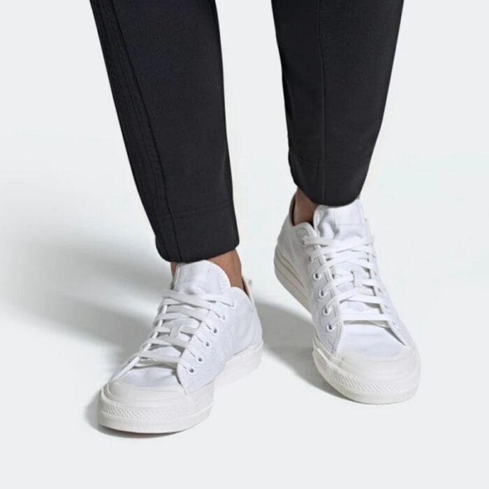 ⁦adidas Nizza RF Shoes - White- حذاء اديداس نيزا ار اف للجنسين لون أبيض⁩ - الصورة ⁦6⁩