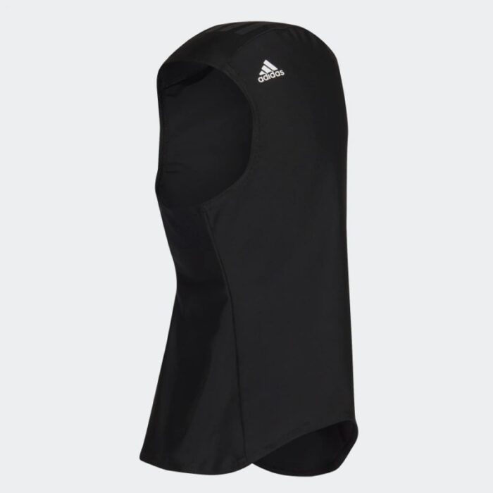 ⁦حجاب سباحة بطباعة 3 خطوط من أديداس للنساء لون أسود ADIDAS 3-STRIPES SWIM⁩ - الصورة ⁦4⁩
