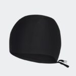 ⁦حجاب سباحة بطباعة 3 خطوط من أديداس للنساء لون أسود ADIDAS 3-STRIPES SWIM⁩ - الصورة ⁦6⁩