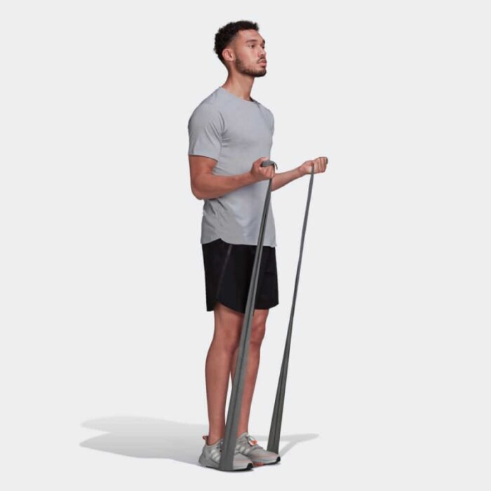 ⁦adidas Designed for Training Workout Tee - Grey⁩ - الصورة ⁦6⁩