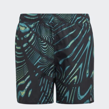 adidas Kids' Souleaf Sho Y Swimsuit Short- شورت اديداس سوليف شو واي للأطفال لون أسود