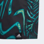 ⁦adidas Kids' Souleaf Sho Y Swimsuit Short- شورت اديداس سوليف شو واي للأطفال لون أسود⁩ - الصورة ⁦5⁩