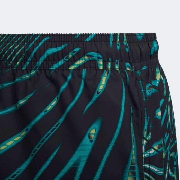 ⁦adidas Kids' Souleaf Sho Y Swimsuit Short- شورت اديداس سوليف شو واي للأطفال لون أسود⁩ - الصورة ⁦6⁩