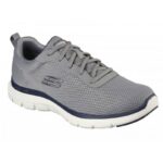⁦Skechers Men's Flex Advantage 4.0 - Providence Shoes  - حذاء سكيتشرز فليكس ادفانتج 4.0 للرجال لون رمادي⁩ - الصورة ⁦5⁩