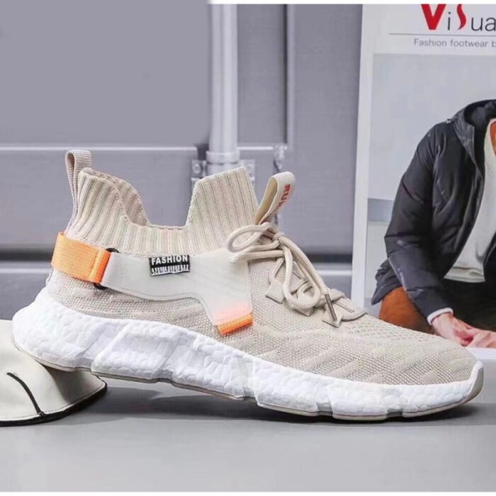 10311105_67db55b760706 حذاء سبورت شبابي من ADM لون بيج - الصورة 1