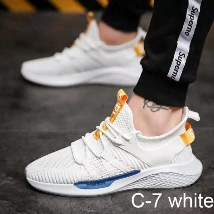 10311149_67db55c88d903 حذاء سبورت شبابي من ADM لون أبيض - الصورة 1