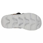 ⁦Skechers Kids' S Lights: Hypno-Splash Sun Sonic Shoes  - حذاء سكيتشرز هايبنو سبلاش صن سونيك للأطفال لون أسود وبرتقالي⁩ - الصورة ⁦4⁩