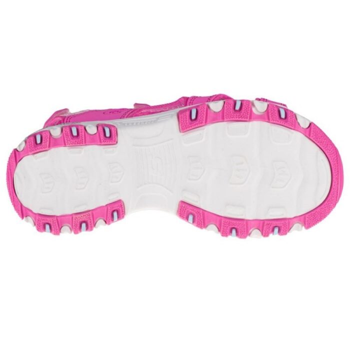 ⁦Skechers Kids' D'lites Outdoor Sandal- صندل سكيتشرز دي لايت اوت دور للأطفال لون زهري⁩ - الصورة ⁦4⁩