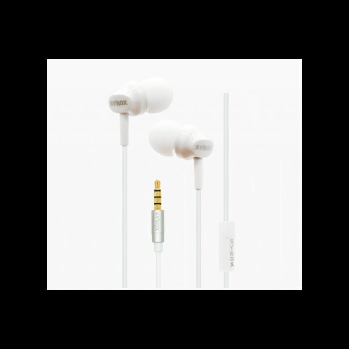 ⁦K8 Stereo Wired Headphones white sport⁩ - الصورة ⁦3⁩