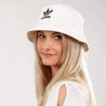 ⁦adidas Adicolor Trefoil Bucket Hat - White⁩ - الصورة ⁦3⁩