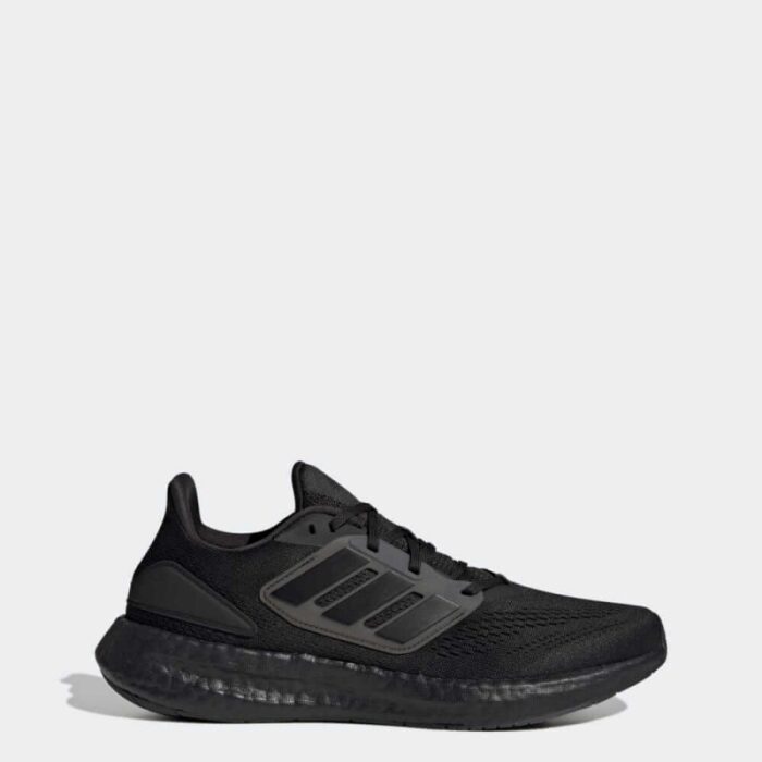 ⁦adidas Pureboost 22 Shoes - Black- حذاء اديداس بيور بوست 22 للرجال لون اسود⁩ - الصورة ⁦5⁩
