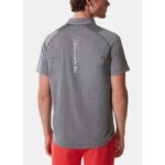 The North Face Men's M Ao Glacier Polo T-Shirt - تيشيرت ذا نورث فيس ام ايه جليسر بولو للرجال لون رمادي