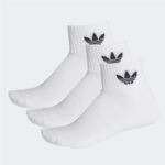 adidas Mid Crew Socks 3 Pairs - White
