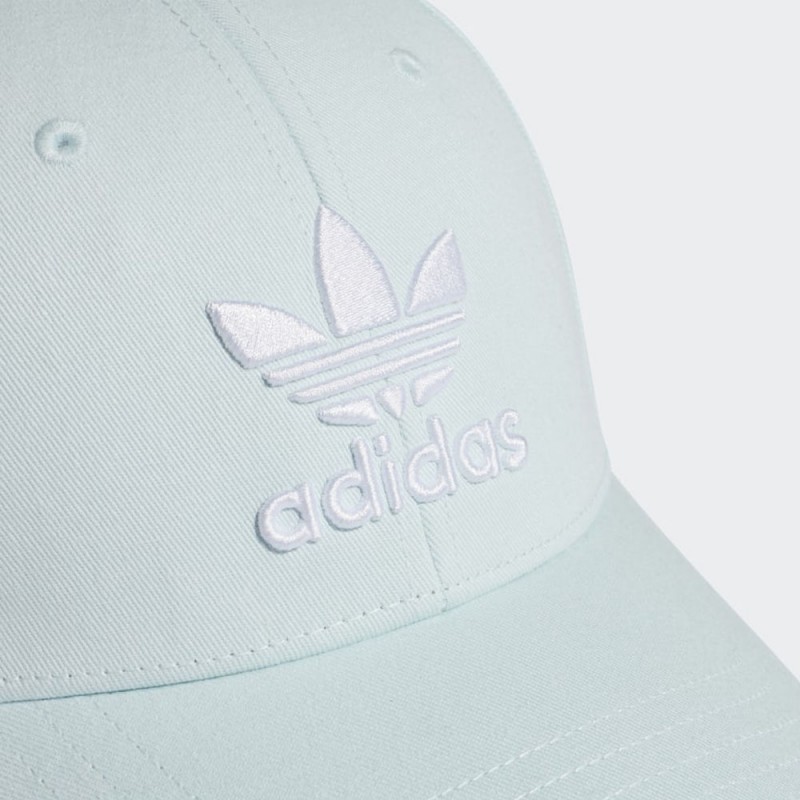 ⁦adidas Unisex Trefoil Baseball Cap - Blue  - طاقية اديداس الشبابية للجنسين لون أزرق⁩ - الصورة ⁦1⁩