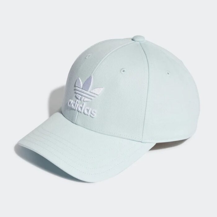 ⁦adidas Unisex Trefoil Baseball Cap - Blue  - طاقية اديداس الشبابية للجنسين لون أزرق⁩ - الصورة ⁦2⁩