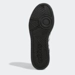 ⁦adidas Mens' Hoops 3.0 Low Classic Vintage Shoes - حذاء اديداس هوبس 3.0 لو كلاسيك للرجال لون اسود ونعل ابيض⁩ - الصورة ⁦3⁩