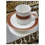 طقم 12 فنجان قهوة مع صحونهم