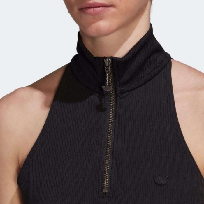 ⁦فستان اديداس كونتيمبو للنساء لون أسود- adidas Womens' Adicolor Contempo Dress - Black⁩ - الصورة ⁦8⁩