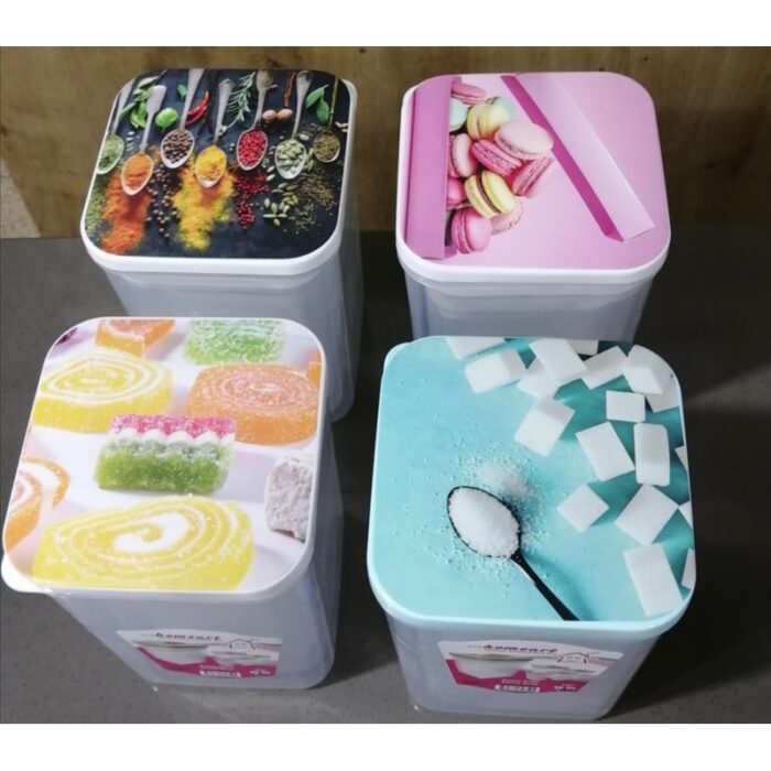 ⁦طقم 4 تبرويرات مونة (900 ملل+1400ملل+2100ملل+3100ملل)⁩ - الصورة ⁦4⁩