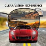 ⁦نظارة عدسة بوليرايد دائرية أسود اطار فضي 13cm⁩ - الصورة ⁦2⁩