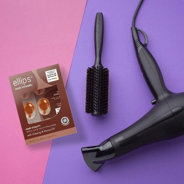 ⁦بكيت كبسولات فيتامينات اللون البني لحيوية الشعر⁩ - الصورة ⁦2⁩