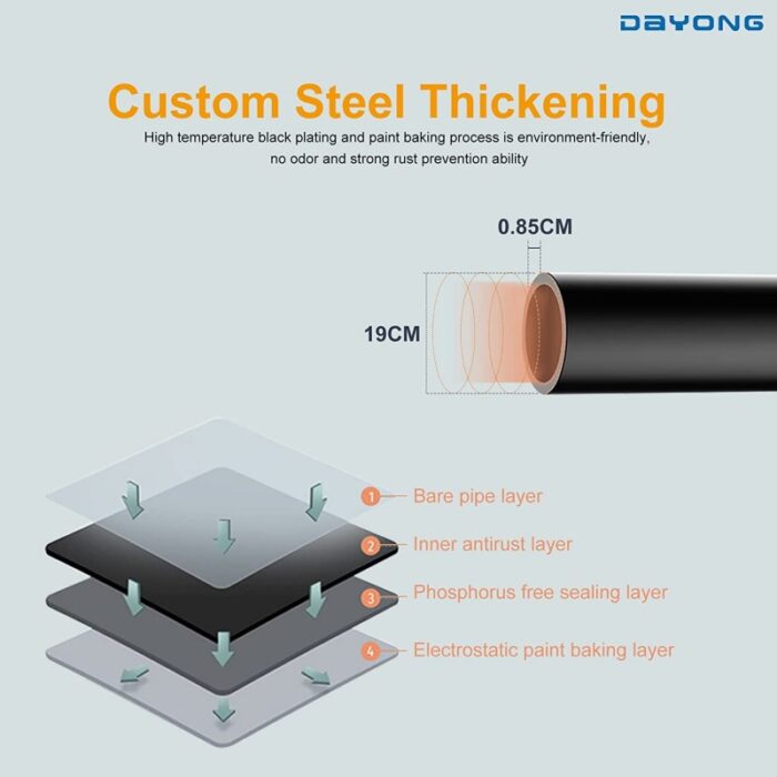 ⁦ستاند حديد مع شماعة 125 سم⁩ - الصورة ⁦4⁩